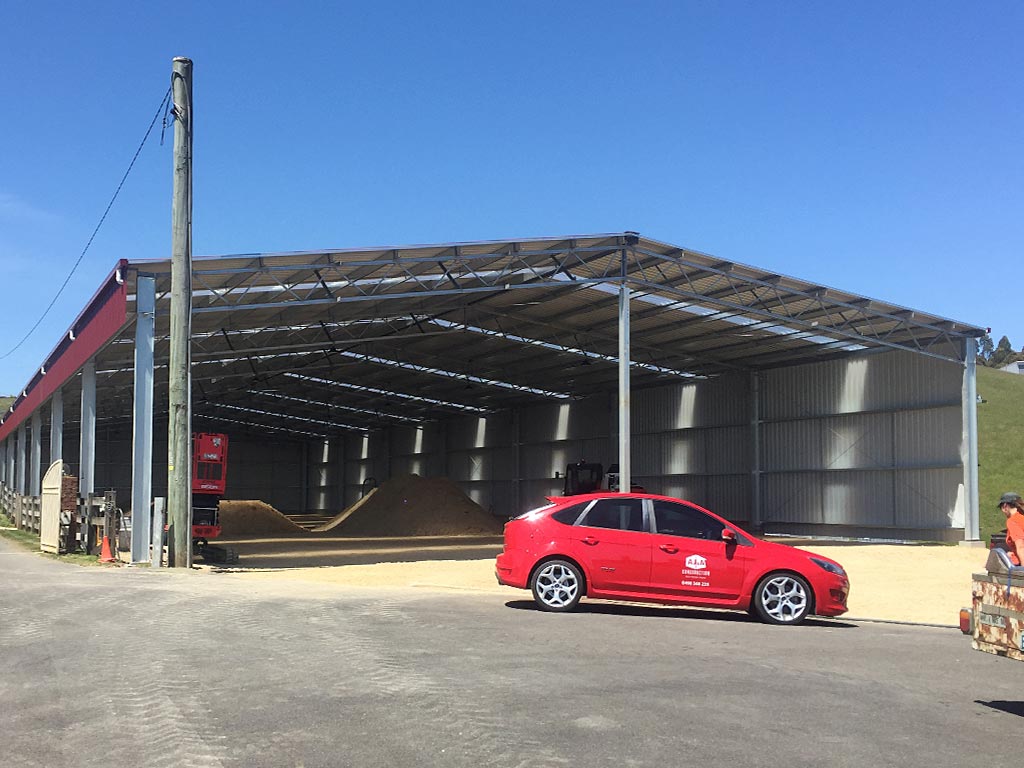 AJ & Croome Construction Horse Arena Steel Shed